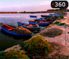 visite 360° Ghar El Melh port
